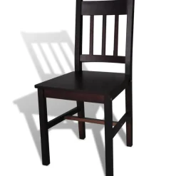 Pack de 4 sillas de comedor Wade madera de pino 85,5x41,5x45,5 cm