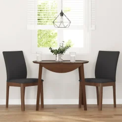 Pack de 2 sillas de comedor Emperador asiento acolchado 90x48,5x49 cm