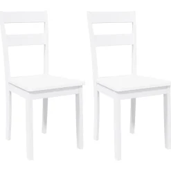 Pack de 2 sillas de comedor Laurent asientos acolchados