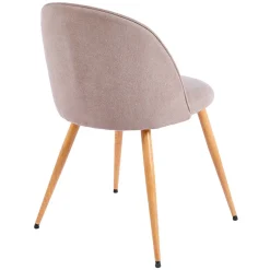 Pack de 2 sillas de comedor Évora tejido acolchado