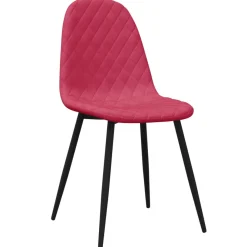 Pack de 6 sillas de comedor Vega terciopelo 83x45x53,5 cm