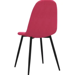 Pack de 6 sillas de comedor Vega terciopelo 83x45x53,5 cm
