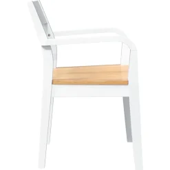 Pack de 2 sillas de comedor Arthur reposabrazos + asiento acolchado