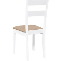 Pack de 2 sillas de comedor Laurent asientos acolchados