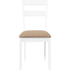 Pack de 2 sillas de comedor Laurent asientos acolchados