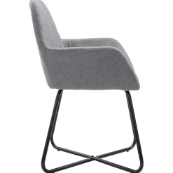 Pack de 2 sillas de comedor Tchia terciopelo 84x61x61 cm