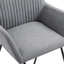 Pack de 2 sillas de comedor Tchia terciopelo 84x61x61 cm