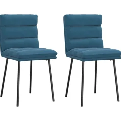 Pack de 2 sillas de comedor Confort diseño ergonómico + asiento acolchado