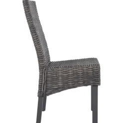 Pack de 2 sillas de comedor Kentucky ratán Kubu 93x46x61 cm