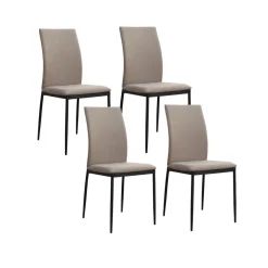 Pack de 4 sillas de comedor Ismael 106x50x23 cm