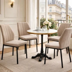 Pack de 4 sillas de comedor Loreto 86x43x50 cm