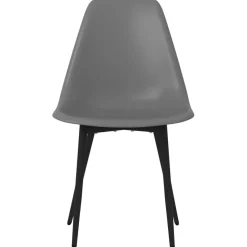 Pack de 2 sillas de comedor Marck patas de metal 84x46x52 cm