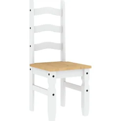 Pack de 2 sillas de comedor Corona madera de pino 107x42x47 cm