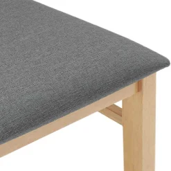 Pack de 2 sillas de comedor Frank asiento acolchado