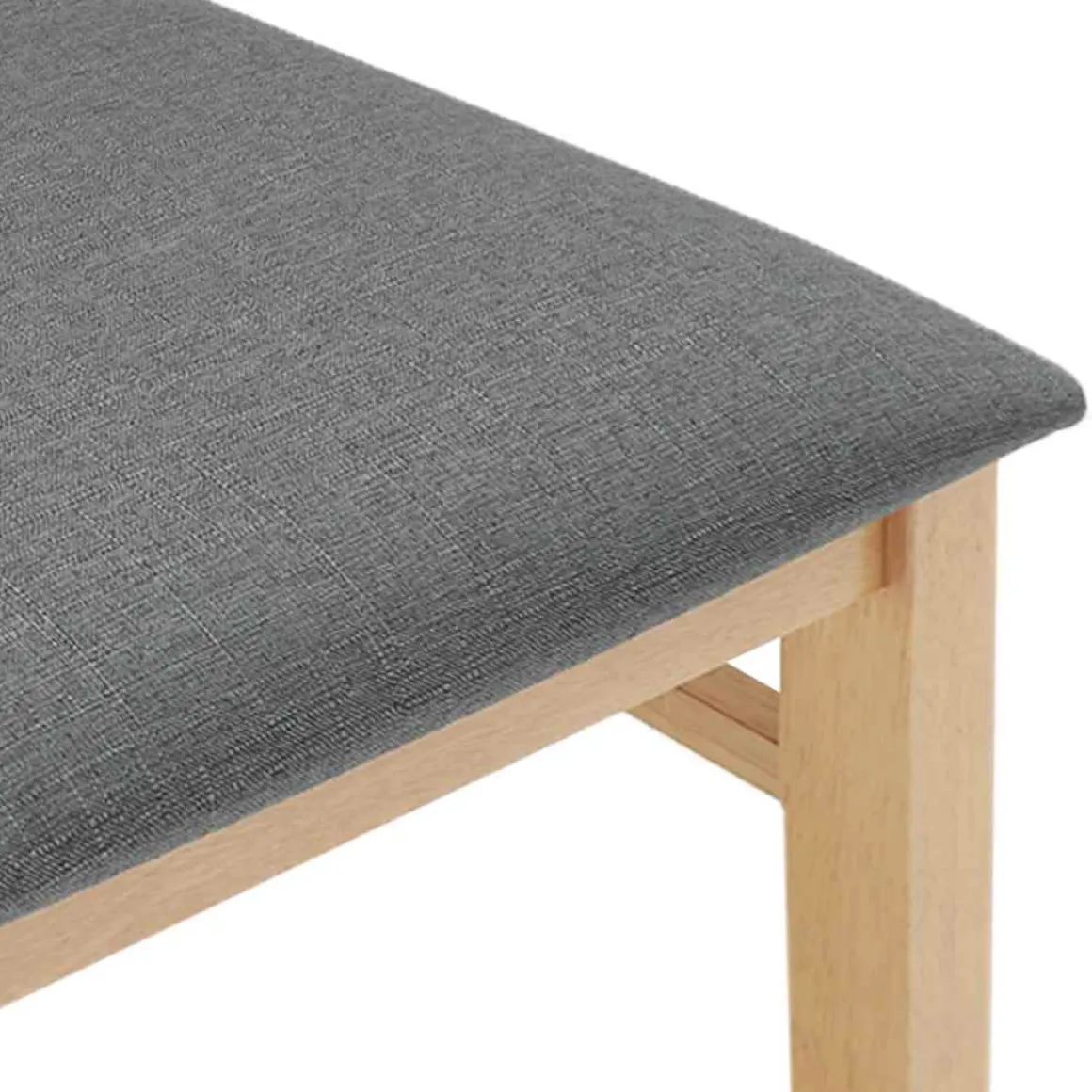 Pack de 2 sillas de comedor Frank asiento acolchado