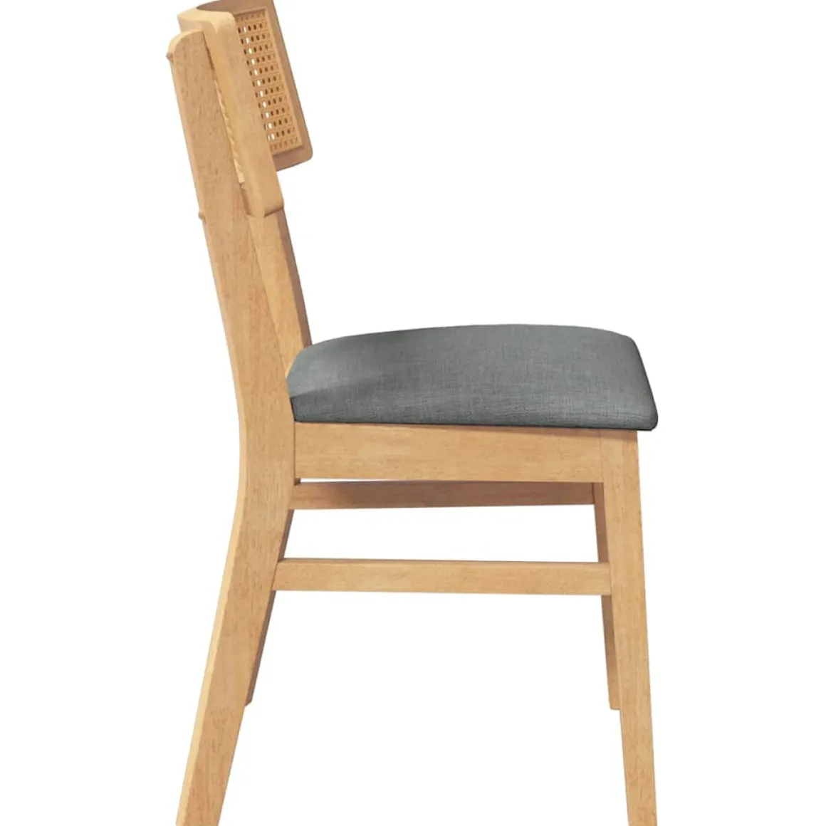 Pack de 2 sillas de comedor Frank asiento acolchado