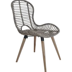 Pack de 2 sillas de comedor Oreo ratán 85x48x64 cm