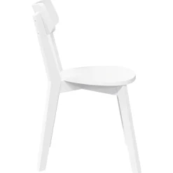 Pack de 2 sillas de comedor Tilda respaldo ergonómico blanco