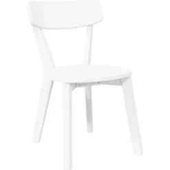 Pack de 2 sillas de comedor Tilda respaldo ergonómico blanco