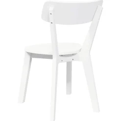 Pack de 2 sillas de comedor Tilda respaldo ergonómico blanco