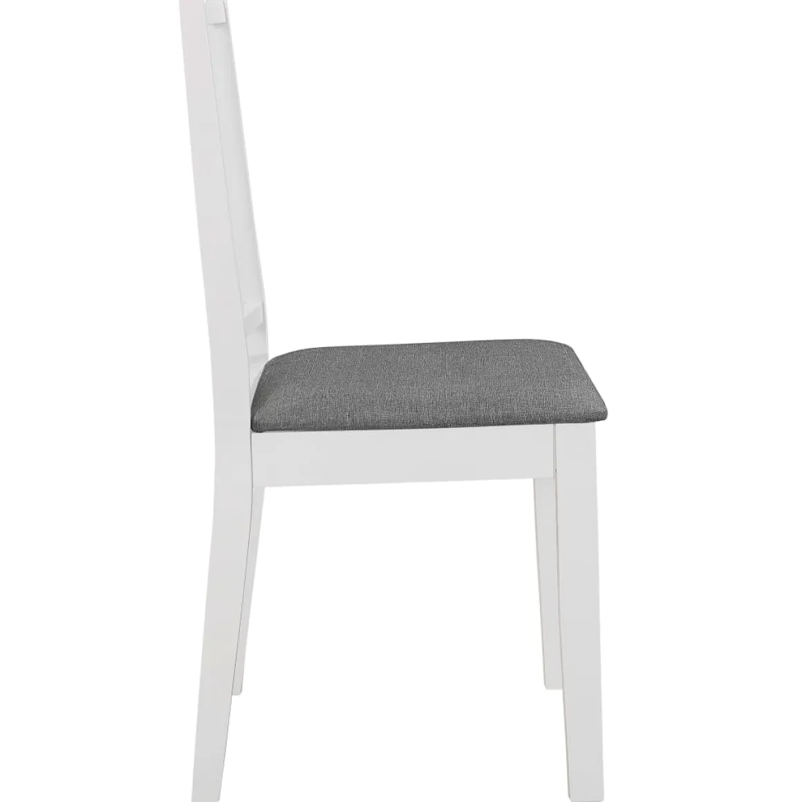 Pack de 4 sillas de comedor Misaki madera maciza con cojín
