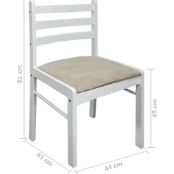 Pack de 4 sillas de comedor Ocotal 81x44x45 cm