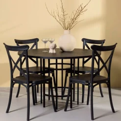 Pack de 2 sillas de comedor Crossback 88x46x54 cm