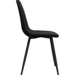 Pack de 6 sillas de comedor Vega terciopelo 83x45x53,5 cm