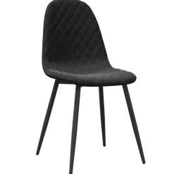 Pack de 6 sillas de comedor Vega terciopelo 83x45x53,5 cm