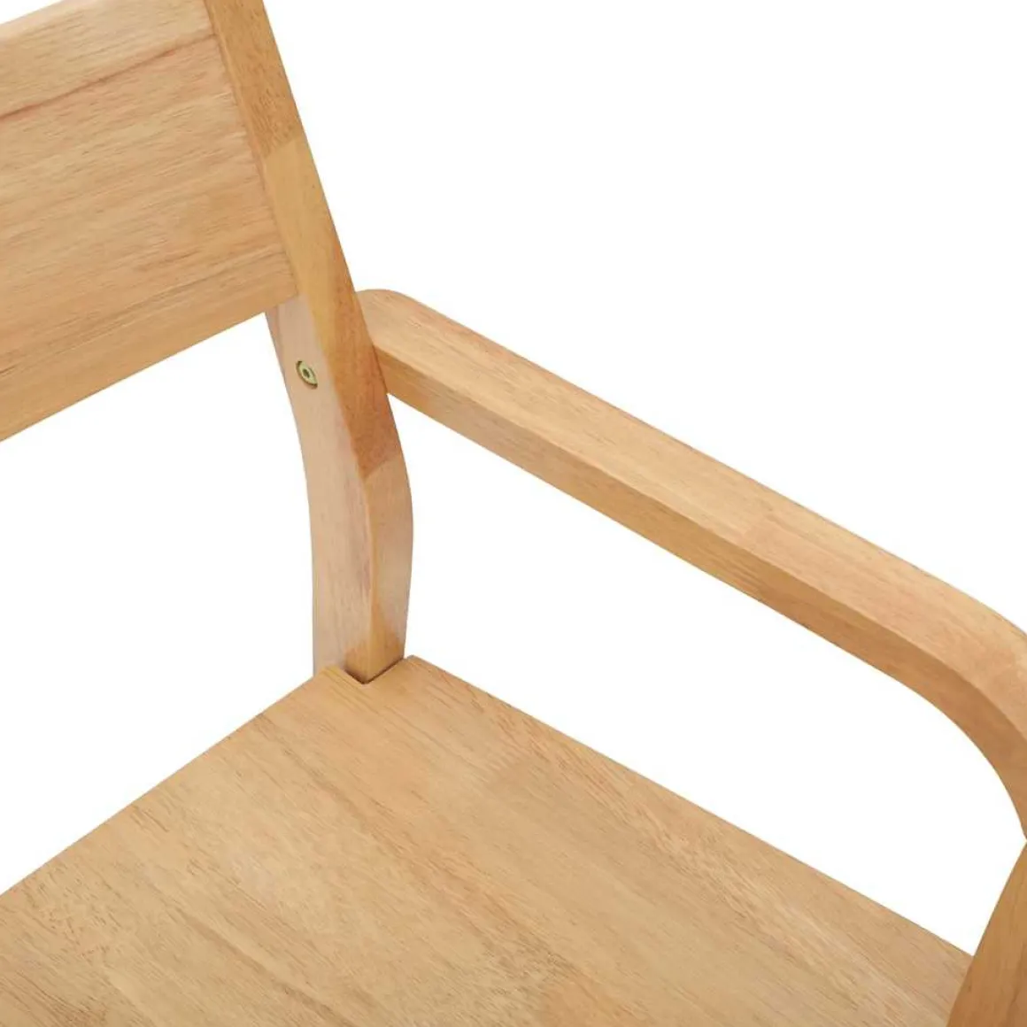Pack de 2 sillas de comedor Arthur reposabrazos + asiento acolchado