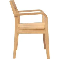 Pack de 2 sillas de comedor Arthur reposabrazos + asiento acolchado