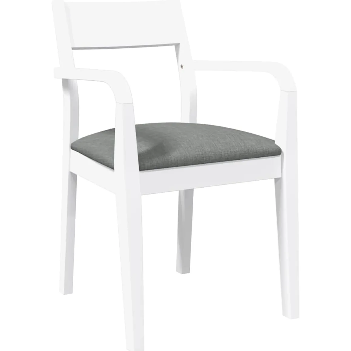 Pack de 2 sillas de comedor Arthur reposabrazos + asiento acolchado