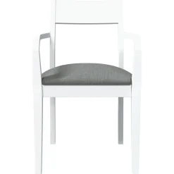 Pack de 2 sillas de comedor Arthur reposabrazos + asiento acolchado