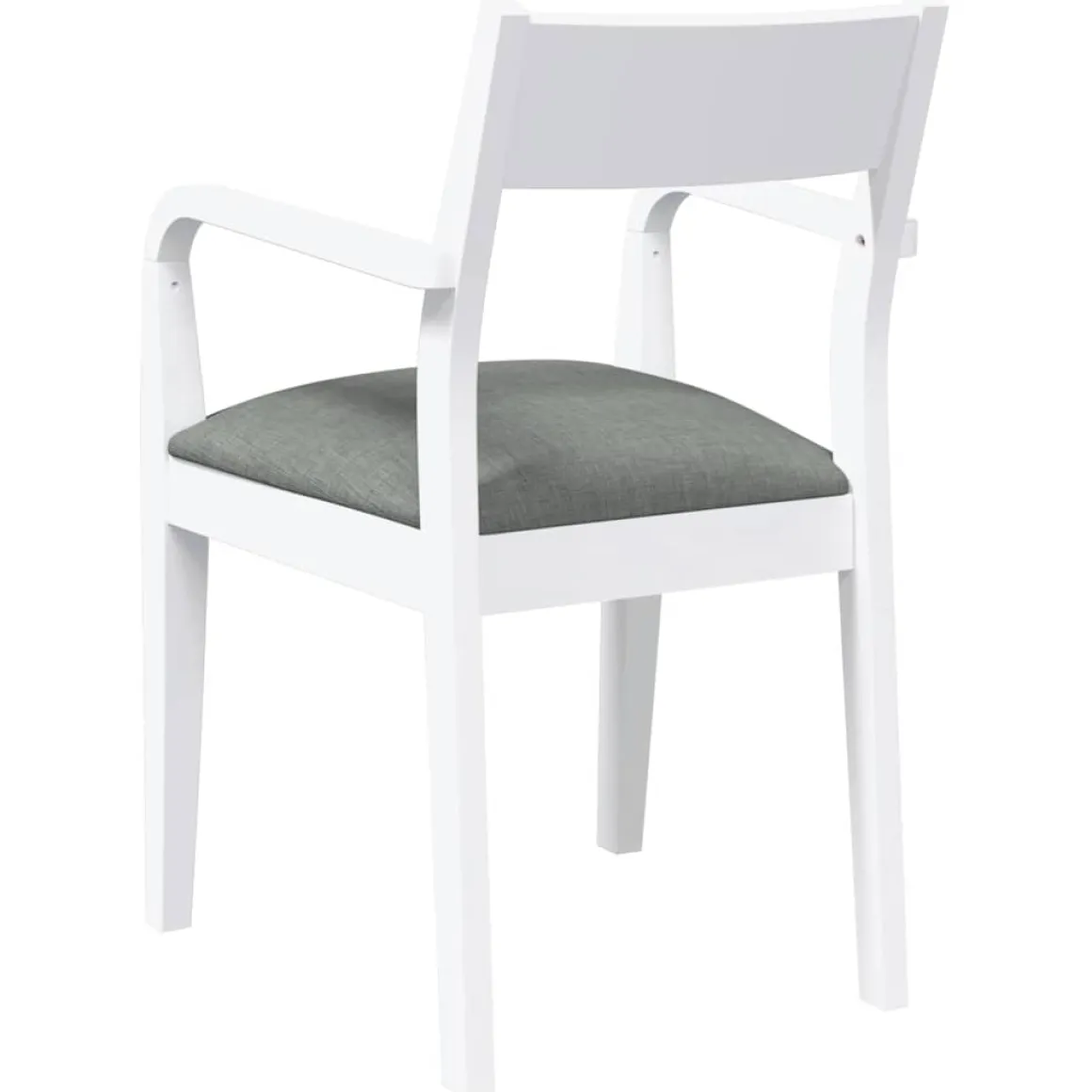 Pack de 2 sillas de comedor Arthur reposabrazos + asiento acolchado