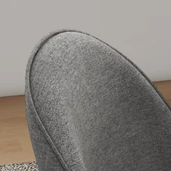 Pack de 2 sillas de comedor Nissa Homcom gris 83x50x52 cm