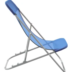 Pack de 2 sillas de exterior plegable ajustable 3 posiciones 83x85x58 cm