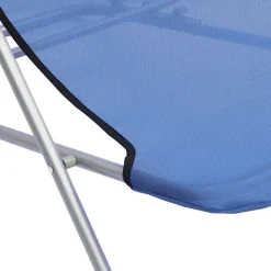 Pack de 2 sillas de exterior plegable ajustable 3 posiciones 83x85x58 cm