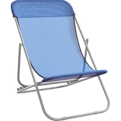 Pack de 2 sillas de exterior plegable ajustable 3 posiciones 83x85x58 cm