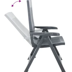 Pack de 2 sillas de exterior Monte reclinable 106x59x67 cm