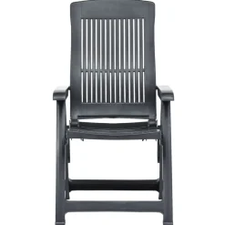 Pack de 2 sillas de jardín Edwin respaldo reclinable 109x60x61 cm