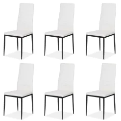 Pack de 6 sillas Emiset polipiel 96,6x40x39,7 cm