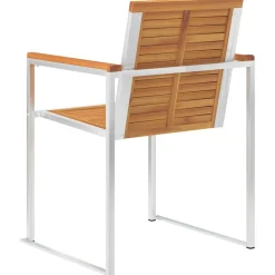 Pack de 2 sillas Ágata natural 85x60x56 cm