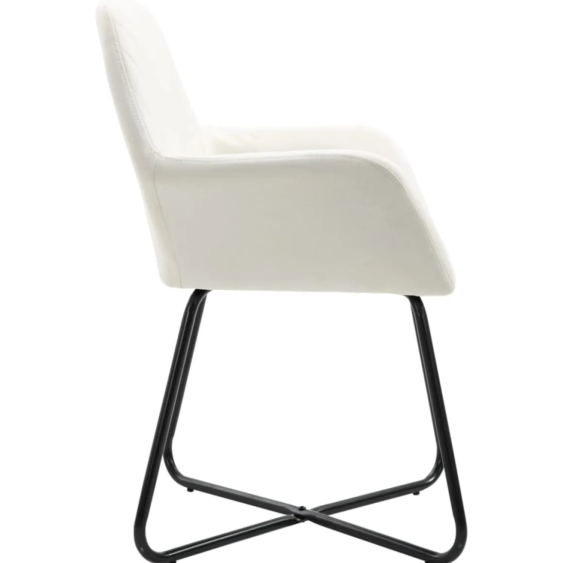 Pack de 6 sillas Kervin con reposabrazos tela 84x61x61 cm