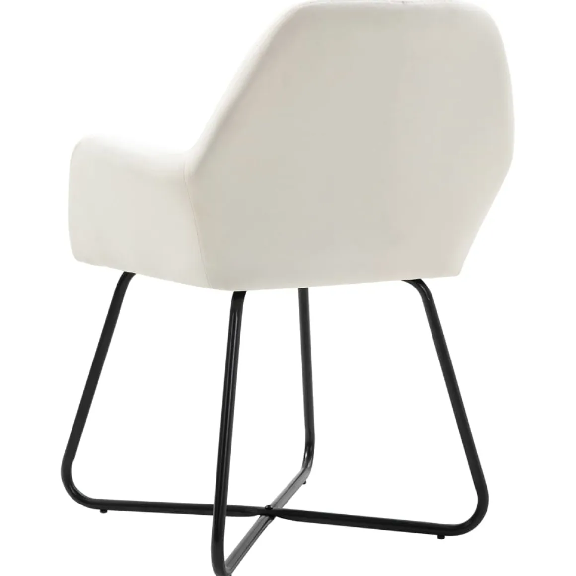 Pack de 6 sillas Kervin con reposabrazos tela 84x61x61 cm