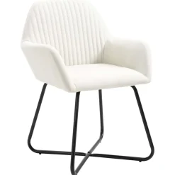 Pack de 6 sillas Kervin con reposabrazos tela 84x61x61 cm