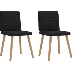 Pack de 2 sillas Koika con respaldo acolchado 86x45x54 cm