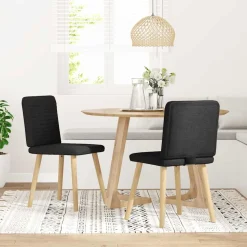Pack de 2 sillas Koika con respaldo acolchado 86x45x54 cm