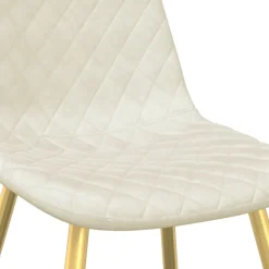 Pack de 4 sillas Legance tapizado acolchado 83x45x53,5 cm
