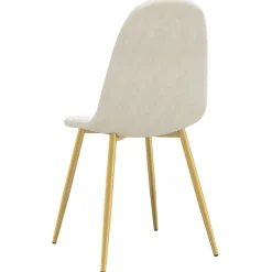 Pack de 4 sillas Legance tapizado acolchado 83x45x53,5 cm