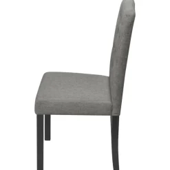 Pack de 4 sillas Mhin tapizado gris 95x42x51,5 cm